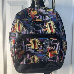 Disney Villains Mini Backpack Evil Queen Maleficent Ursula Nylon
